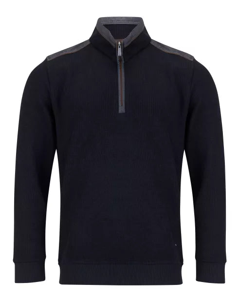 Daniel Grahame Drifter Half Zip - Black 55187/00