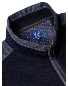 Daniel Grahame Drifter Half Zip - Black 55187/00