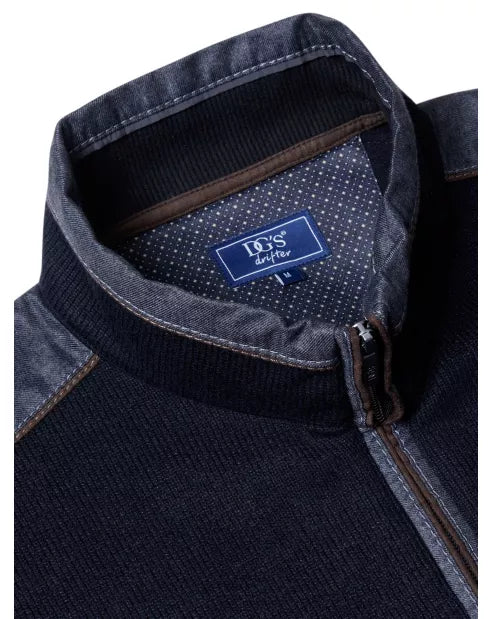 Daniel Grahame Drifter Half Zip - Black 55187/00