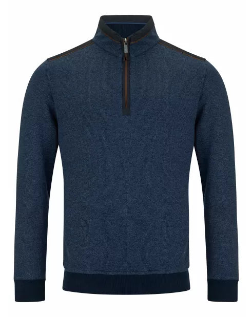 Daniel Grahame Drifter Half Zip - Air Force Blue 55187A/25