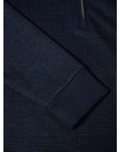 DG's Drifter Half Zip Sweatshirt - Dark Blue 55223/28