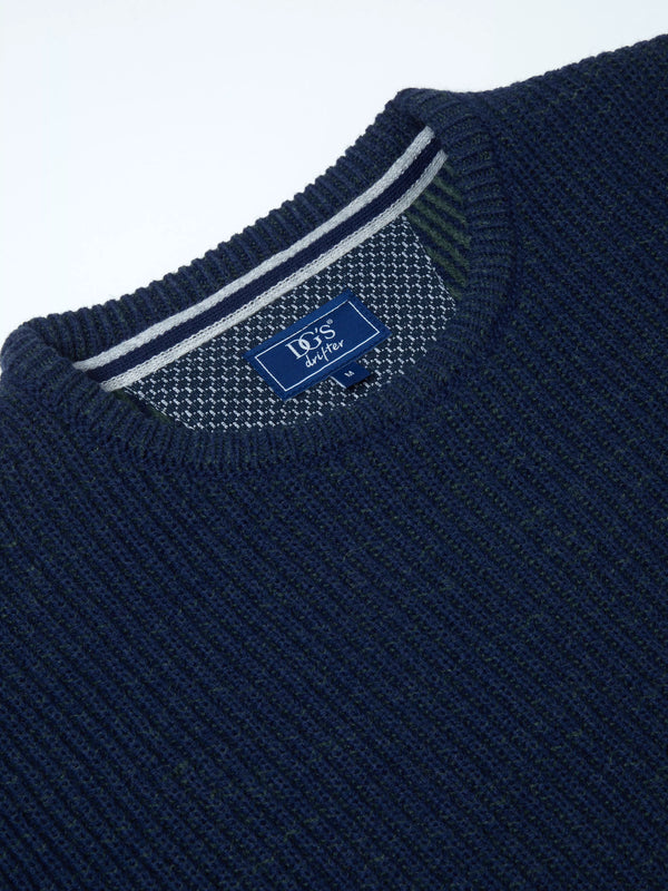 DG's Drifter Long Sleeve Sweater - Dark Blue 55337/29