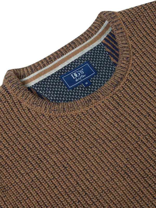 DG's Drifter Long Sleeve Sweater - Brown 55337/45