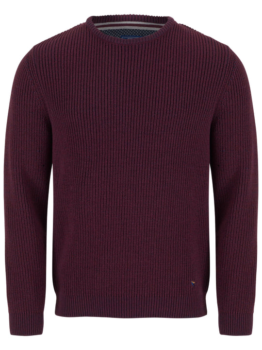 DG's Drifter Long Sleeve Sweater - Dark Red 55337/67