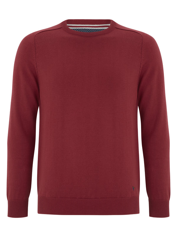 Daniel Grahame Drifter Crew Neck Sweater - Red