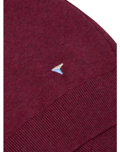 Daniel Grahame Drifter V-Neck Knit 55610/65 - Wine