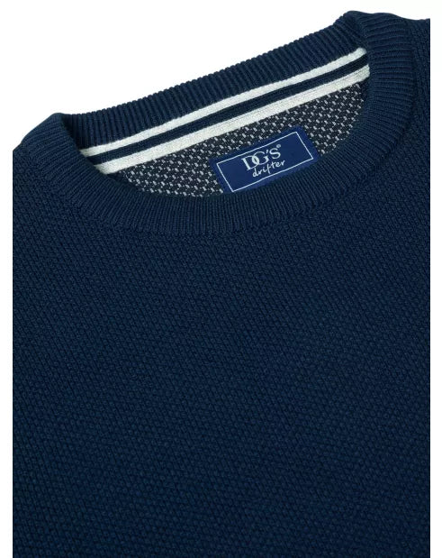 DG'S Drifter Crew Neck Sweater - Dark Blue 55620/29