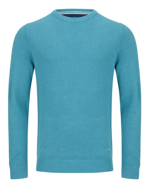 DG's Drifter Halfzip Knit - Dark Turquoise 55630/26
