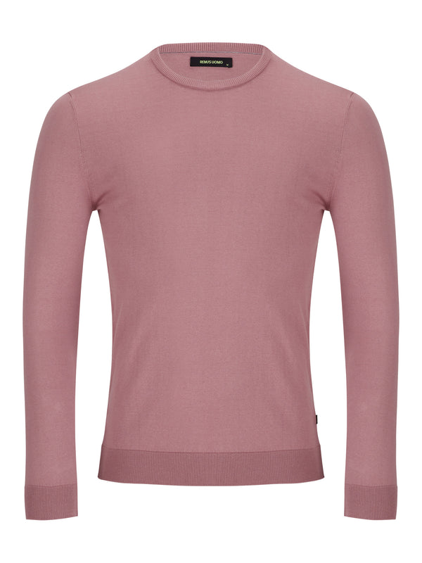 Remus Uomo Crew Neck Knit 58644-62 - Pink