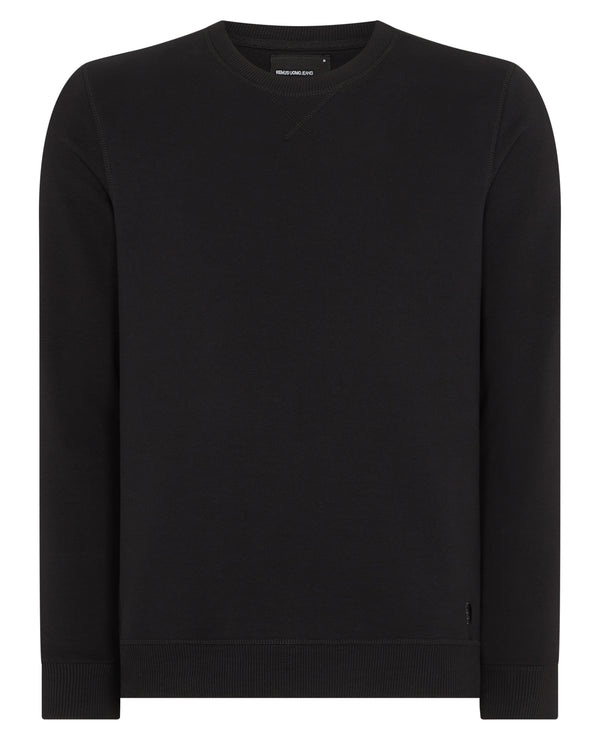 Remus Uomo Crew Neck Sweatshirt - Black