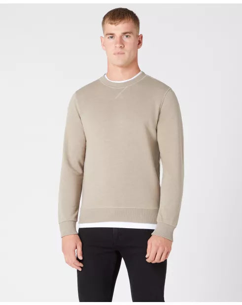 Remus Uomo Jeans Crew Neck Sweatshirt - Wheat [Size XXL]