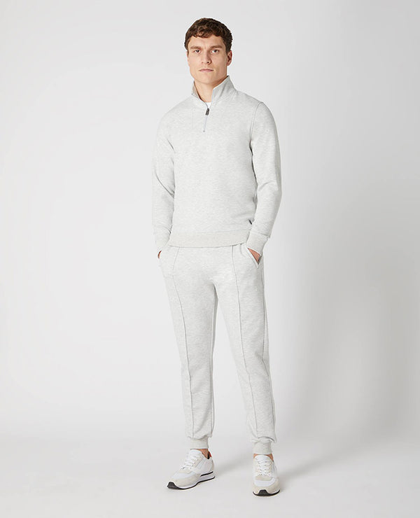 Remus Uomo Half Zip Sweat 58766-02 - Light Grey