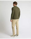 Remus Uomo Half Zip Sweater - Olive 58848/34