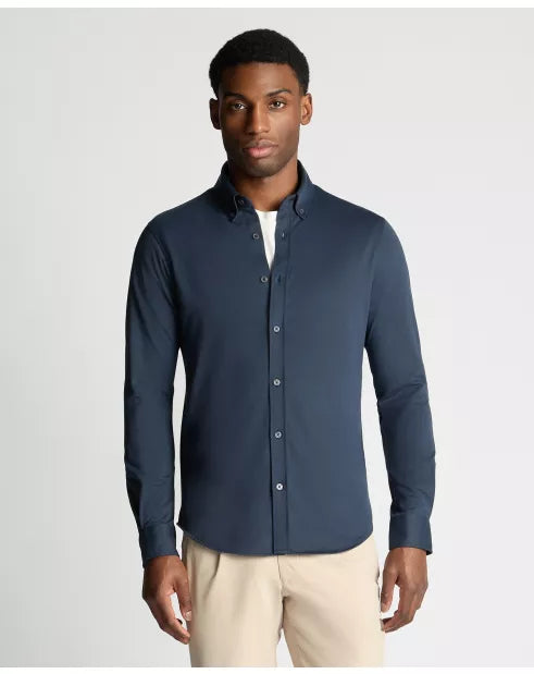 Remus Uomo Long Sleeve Button Shirt - Navy 58873/78