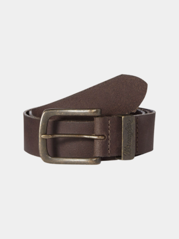 Wrangler Basic Metal Loop Belt - Brown
