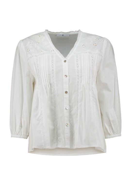 Haily's Lilura Blouse - Off White