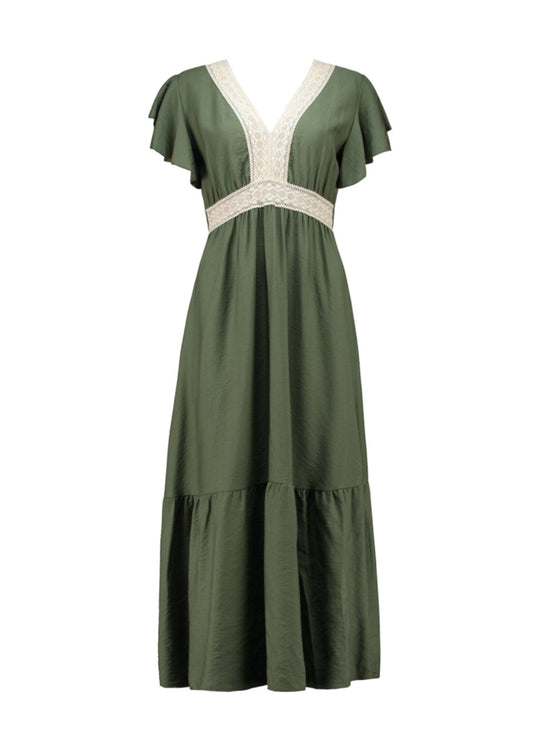 Haily's Calista Dress - Khaki