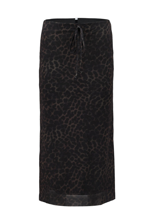 Haily's Julie Long Skirt - Dark Leo