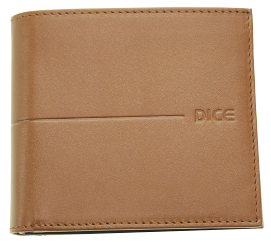 Dice Hamilton Billfold Wallet - Dark Tan