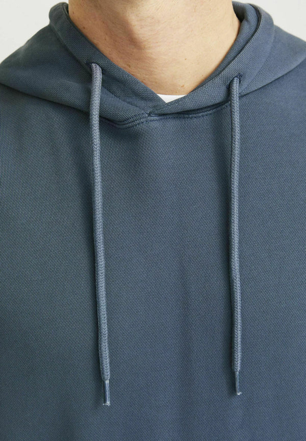 Jack & Jones Charge Faded Sweat Hood - Mood Indigo