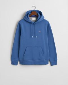 Gant Regular Shield Hoodie - Vintage Blue