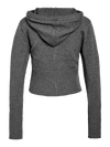 Noisy May Nouria Long Sleeve Zip Knit Cardigan - Medium Grey Melange