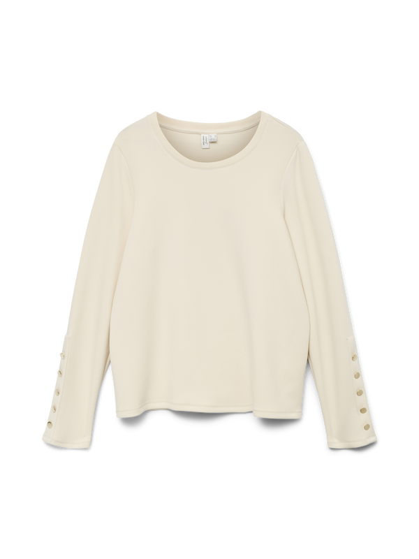 Vero Moda Bolda Long Sleeve Sweatshirt - Birch