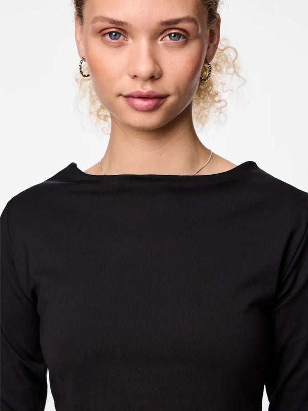Pieces Nerja Reversible Top - Black