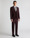 Remus Uomo 3-Piece Massa Suit - Dark Red