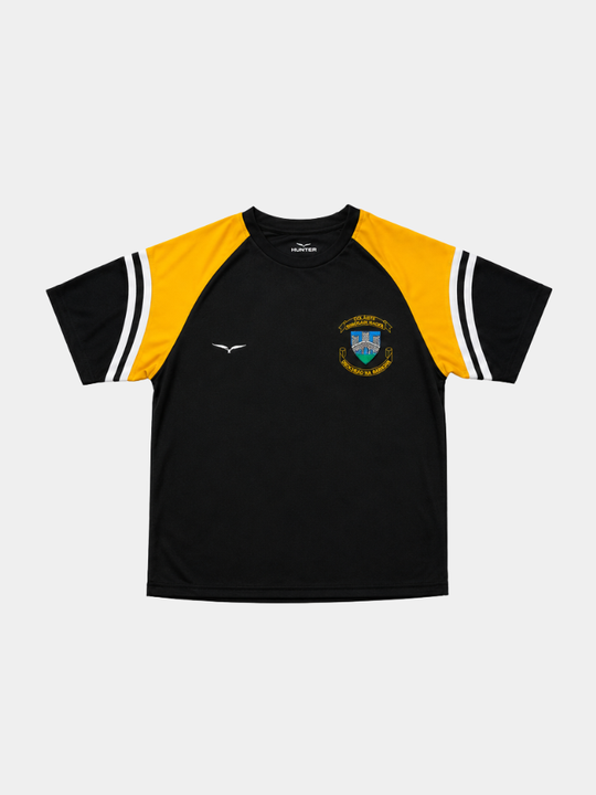 St. Brogan's College PE Top - Black/Gold
