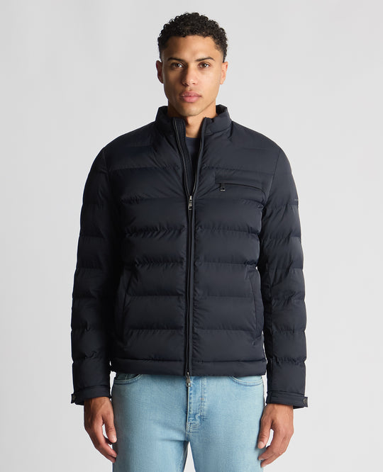 Remus Uomo Kaleb Quilted Jacket - Navy [Size XL]
