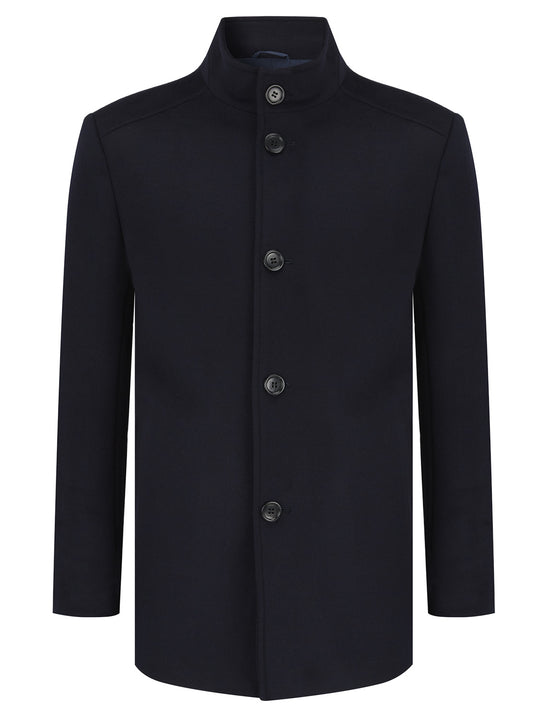 Daniel Grahame Watson Wool Coat Blue 90206/28 [Size 42]