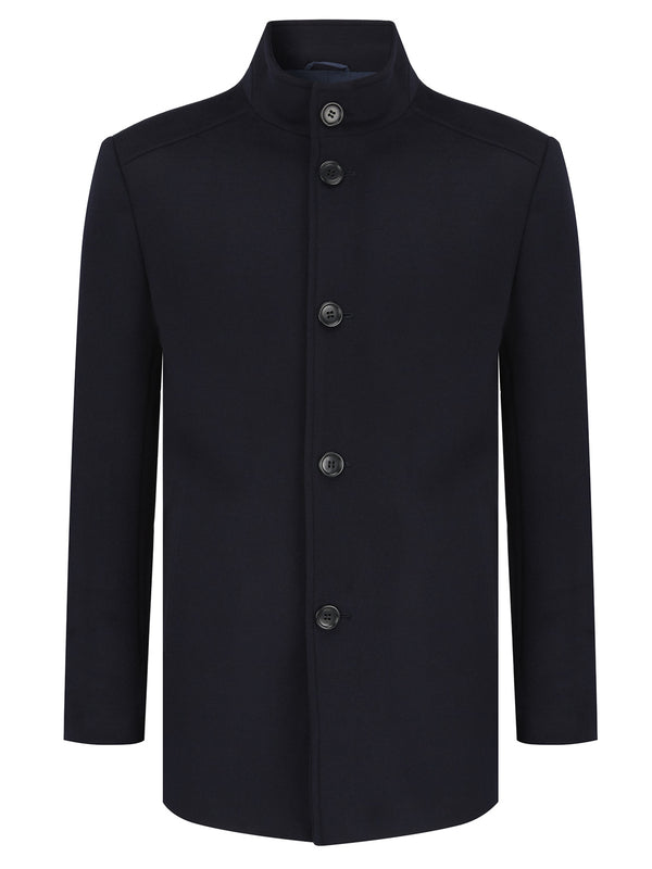 Daniel Grahame Watson Wool Coat Blue 90206/28 (size 42)