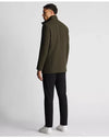 Remus Uomo Jonah Tailored Wool Coat - Green