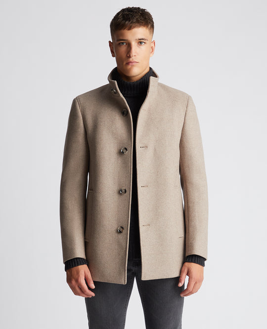 Remus Uomo Jonah Wool Coat Taupe 90374/96 [Size 46]