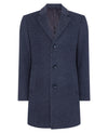 Remus Uomo Quinn Wool Over Coat Blue 90379/28