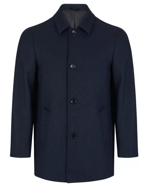 Daniel Grahame Bales Wool Coat 90605/29 - Navy