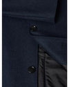 Daniel Grahame Bales Wool Coat 90605/29 - Navy