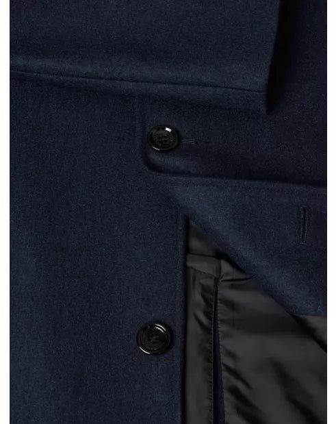 Daniel Grahame Bales Wool Coat 90605/29 - Navy