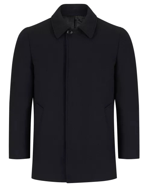 Daniel Grahame Bowmont Tailored Wool Coat - Brown