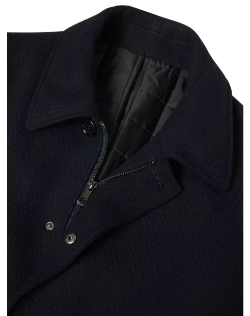 Daniel Grahame Bowmont Tailored Wool Coat - Brown