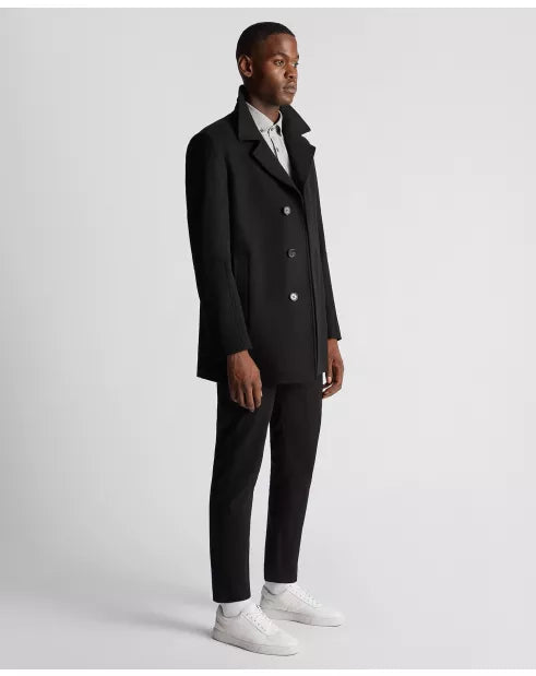 Remus Uomo Lochlan Wool Coat 90700/00 - Black