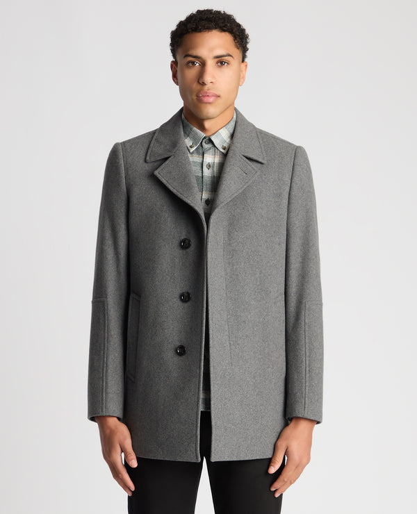 Remus Uomo Lochlan Tailored Coat - Grey