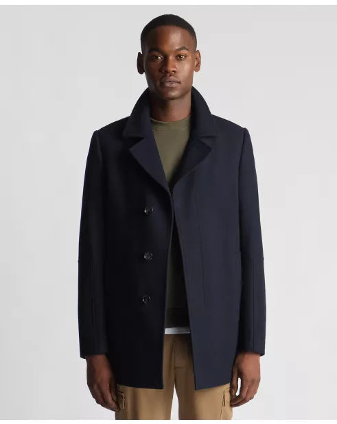 Remus Uomo Lochlan Wool Coat 90700/78 - Navy
