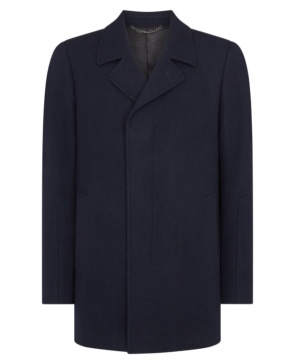 Remus Uomo Lochlan Tailored Coat - Navy