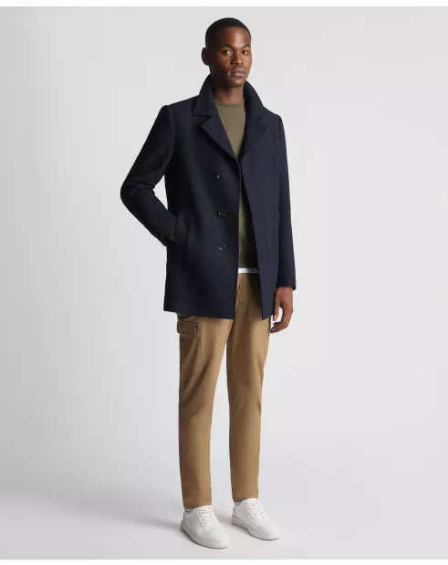 Remus Uomo Lochlan Wool Coat 90700/78 - Navy