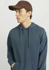 Jack & Jones Charge Faded Sweat Hood - Mood Indigo