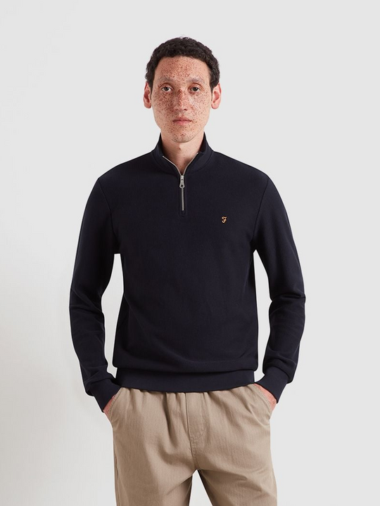 Farah Conrad 1/4 Zip - True Navy
