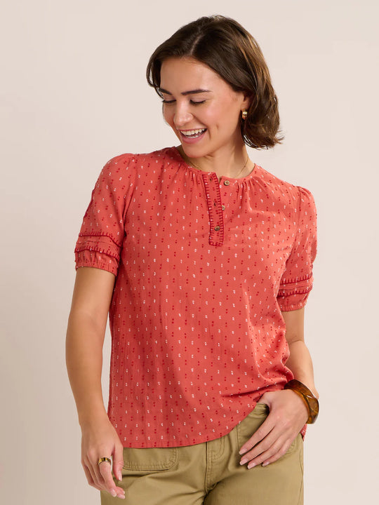 Brakeburn Shingle Blouse - Rust