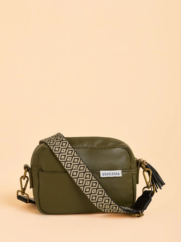Brakeburn Sierra Box Crossbody Bag - Khaki